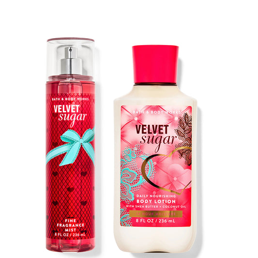 BATH & BODY WORKS VELVET SUGAR DÚO